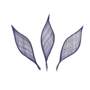 1951 3pc Large Leaf Petal Trimmings Sinamay Fascinator Making Millinery Diy